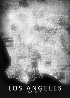 Los Angeles LED Glow City