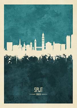 Split Croatia Skyline