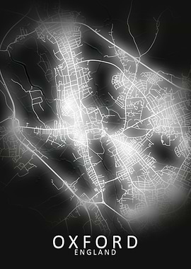 Oxford LED Glow City Map