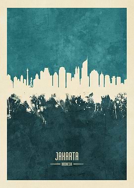 Jakarta Indonesia Skyline