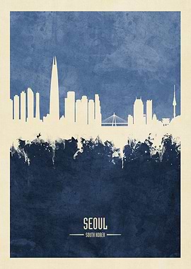 Seoul South Korea Skyline