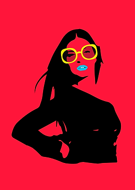 Beauty fashion girl with