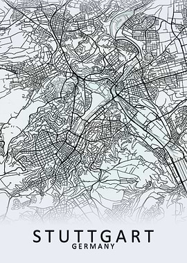 Stuttgart White City Map