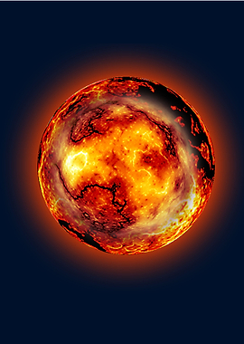 Planet Burning Earth