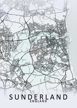 Sunderland White City Map