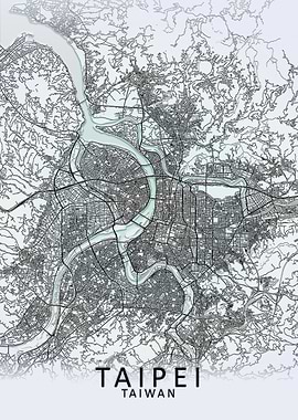 Taipei White City Map