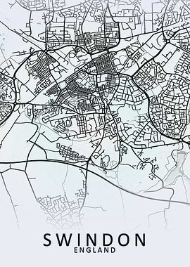 Swindon White City Map