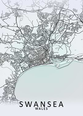 Swansea White City Map