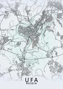 Ufa White City Map