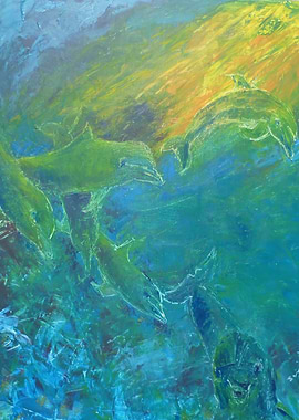 Dolphin Abstract