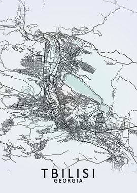 Tbilisi White City Map