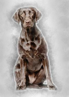 Labrador Retriever dog 8 m