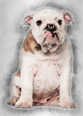 English Bulldog puppy 4 mo