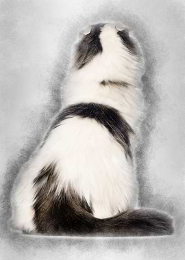 Rear view of an American C