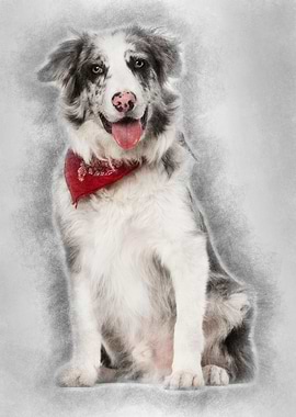Border Collie 7 months old