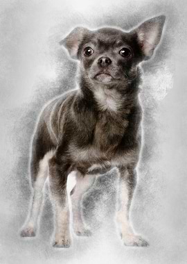 Chihuahua 1 year old stand