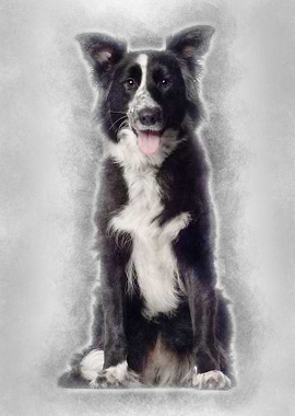 Portrait of Border Collie