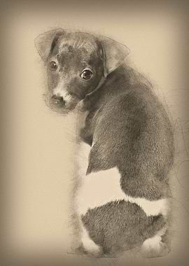 Italian Greyhound puppy si