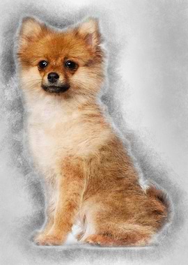 Spitz puppy 3 months old s