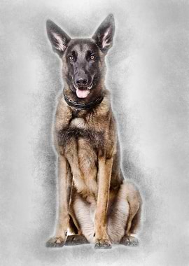 Malinois dog 22 months old