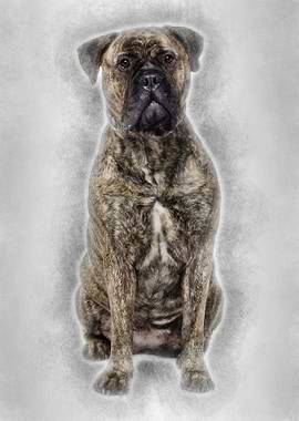 Bullmastiff dog 18 months