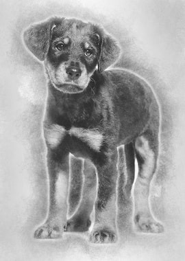 Mixedbreed dog 2 months