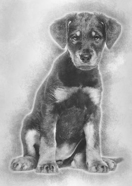 Mixedbreed dog 2 months