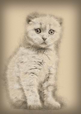 Portrait of Scottish Fold