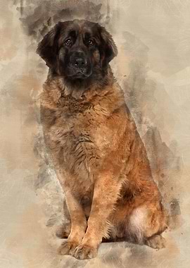 Leonberger dog 2 years old