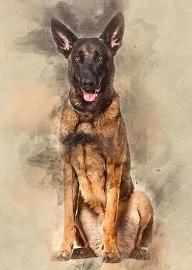 Malinois dog 22 months old