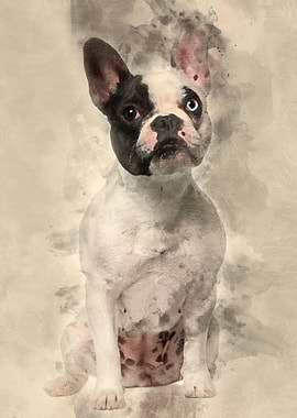 French Bulldog sitting