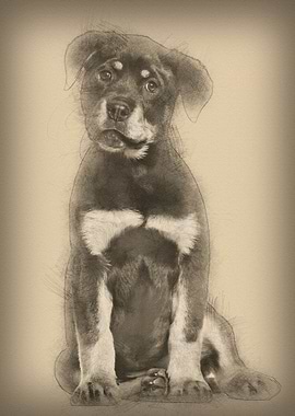 Rottweiler puppy 3 months