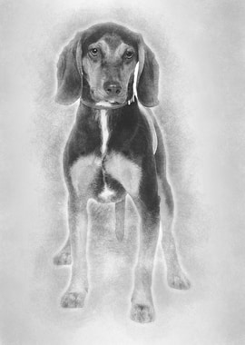 Cross breed with a Beagle