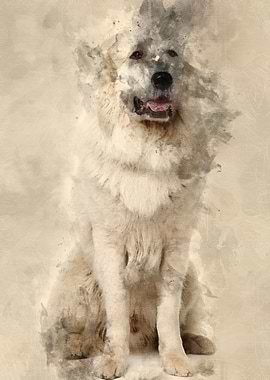 Great Pyrenees or Pyrenean