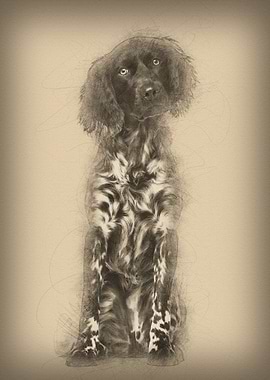 Munsterlander dog 9 month