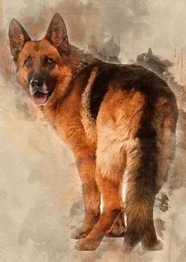 German Shepherd 5 years ol