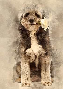 Crossbreed 4 years old sit