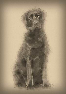 Labrador Retriever dog 8 m