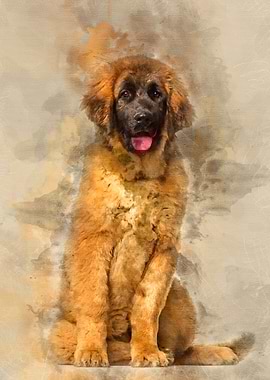 Leonberger puppy 4 months