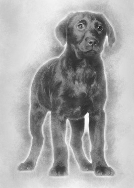 Labrador puppy 3 months ol