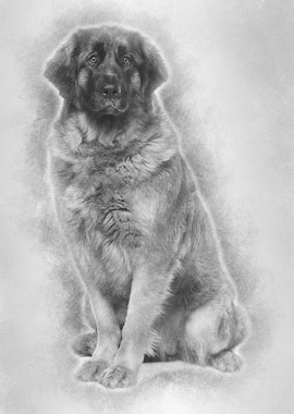 Leonberger dog 2 years old