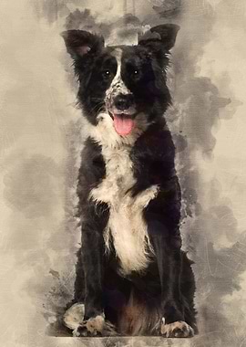 Portrait of Border Collie