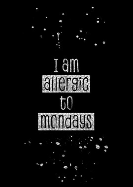 Text Art Silver MONDAYS