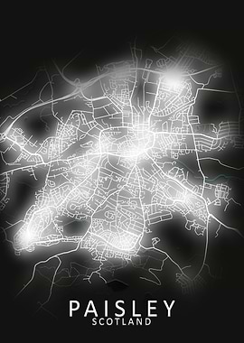 Paisley LED Glow City Map