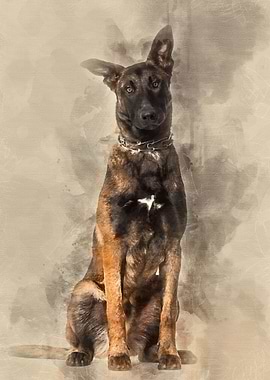 Malinois dog 7 months old