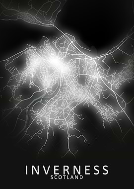 Inverness LED Glow CityMap