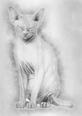 Sphynx Hairless Cat 4 year
