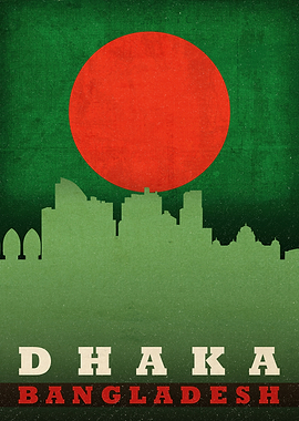 Dhaka Bangladesh Skyline