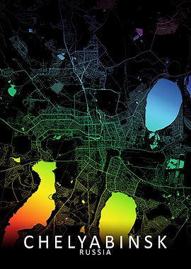 Chelyabinsk Rainbow Map