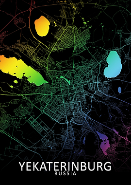 Yekaterinburg Rainbow Map
